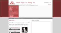 Desktop Screenshot of lkmsororityinc.org